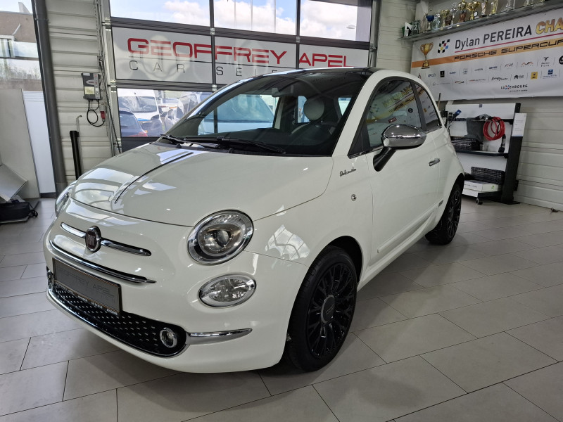 Fiat 500 1.0i Hybride 70, Dolcevita,TOIT PANO, CUIR, DIGITAL COCKPIT, REGULATEUR,PARKTRONIC, CLIMA AUTO, ALU 16'', 1° MAIN,