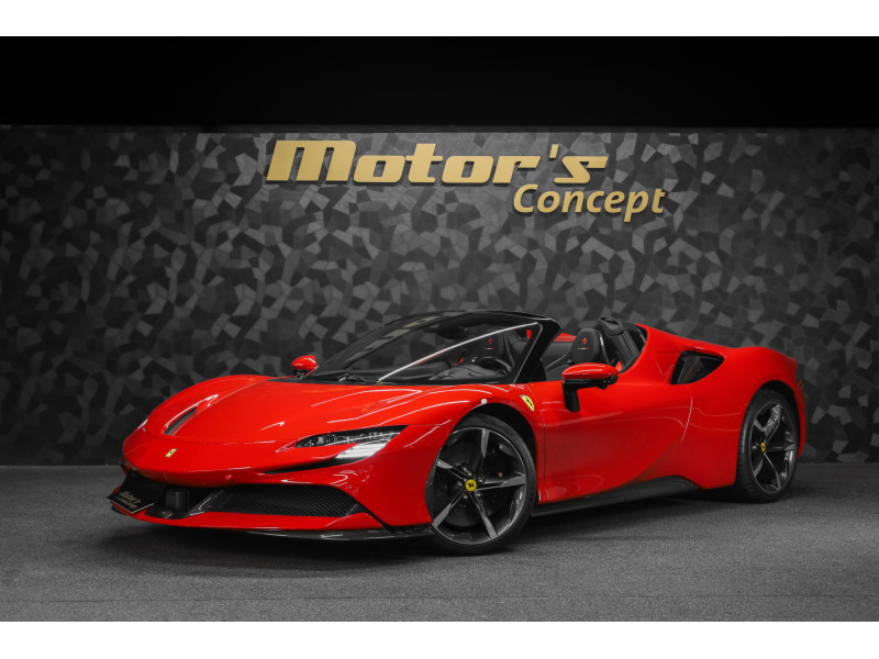 Ferrari SF90 Spider ROSSO CORSA METALLIC - FULL CARBON