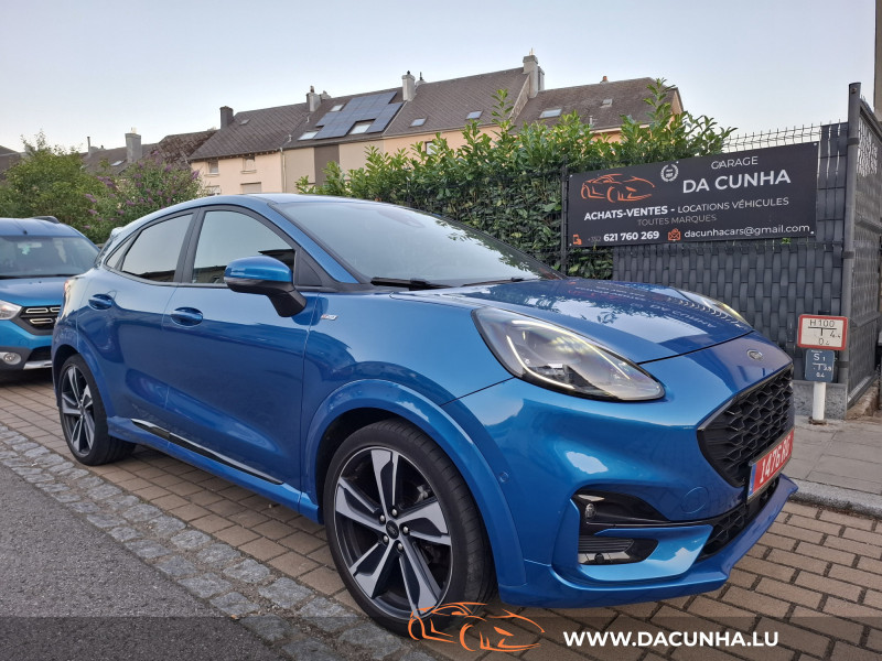 Ford Puma 1.0 ST-LINE X DESIGN 155 , MILD HYBRID, CAMERA, CUIR, NAVI, CARPLAY, ALU 19'',AUDIO B&O, LED, GARANTIE FORD 04/2028, 1 HAND