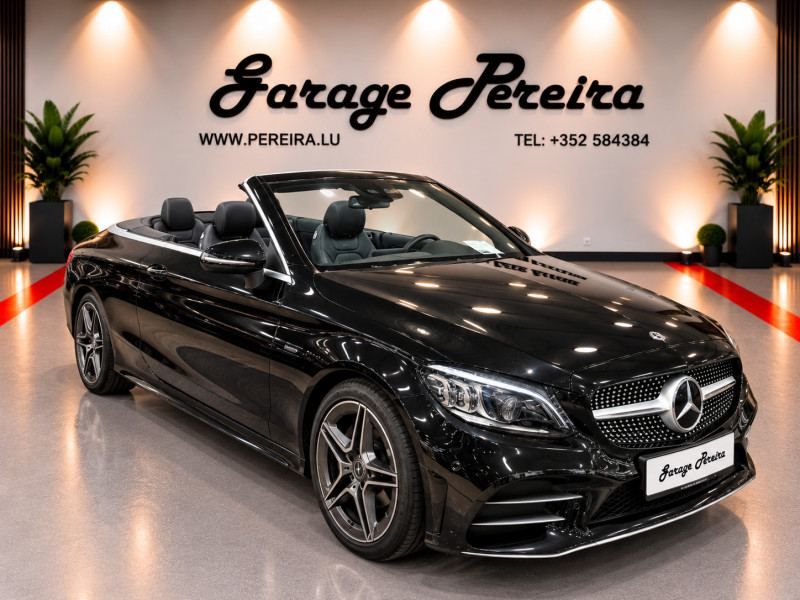 Mercedes-Benz C 220 D CABRIO FACELIFT AMG LINE VIRTUAL COCKPIT CUIR NAVI 1 HAND