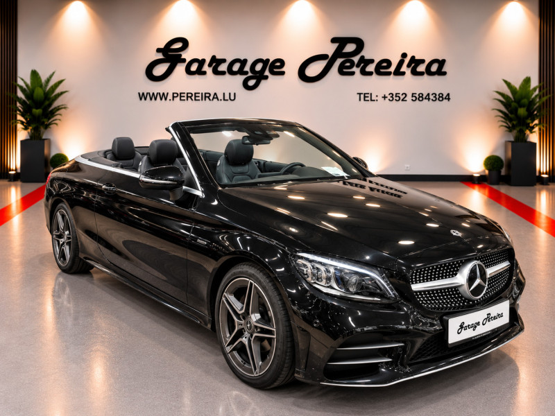Mercedes-Benz C 220 D CABRIO FACELIFT AMG LINE VIRTUAL COCKPIT CUIR NAVI 1 HAND