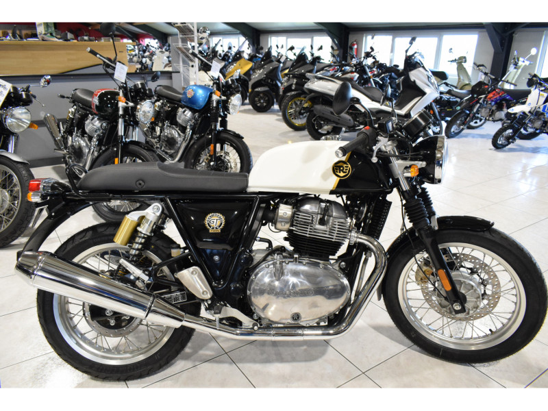 Royal Enfield Continental GT DUX DELUXE BLACK WHITE E5