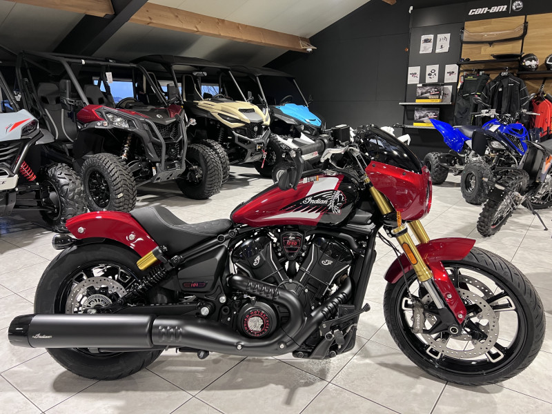Indian 101 Scout Classic Ltd + Tech Maroon  Metallic  w/ graphics