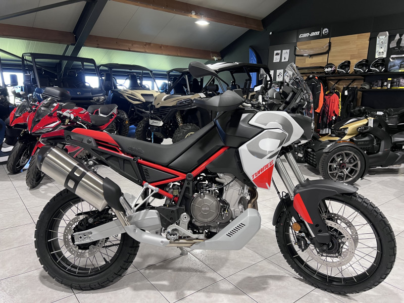 Aprilia Tuareg 660 Hailstrom White disponible aussi en 35 KW