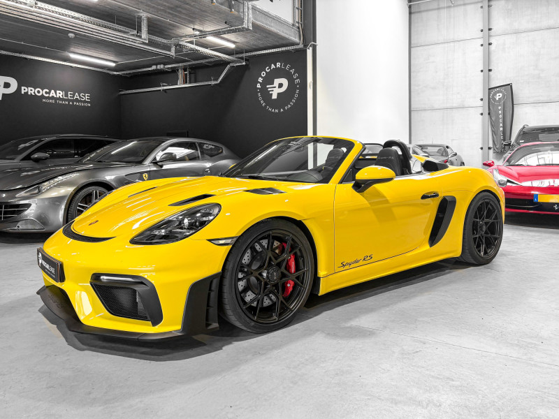 Porsche 718 Spyder 718 Boxster Spyder RS/ RACING YELLOW / 90L / PDLS / PACK SPORT CHRONO/